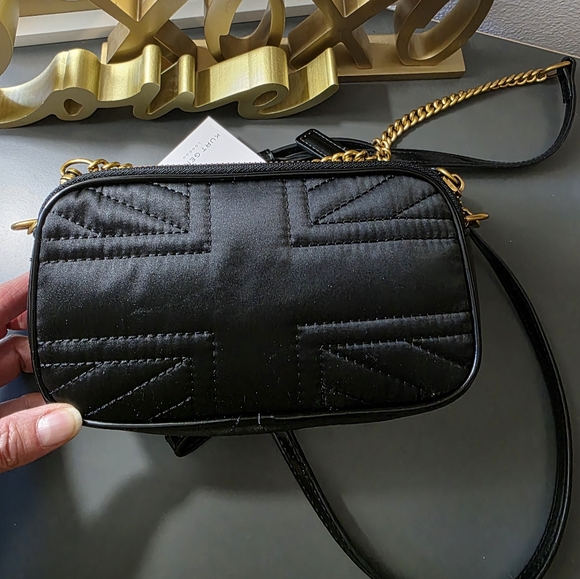 Union Jack Recycled Camera Crossbody Bag - Picture 3 of 8